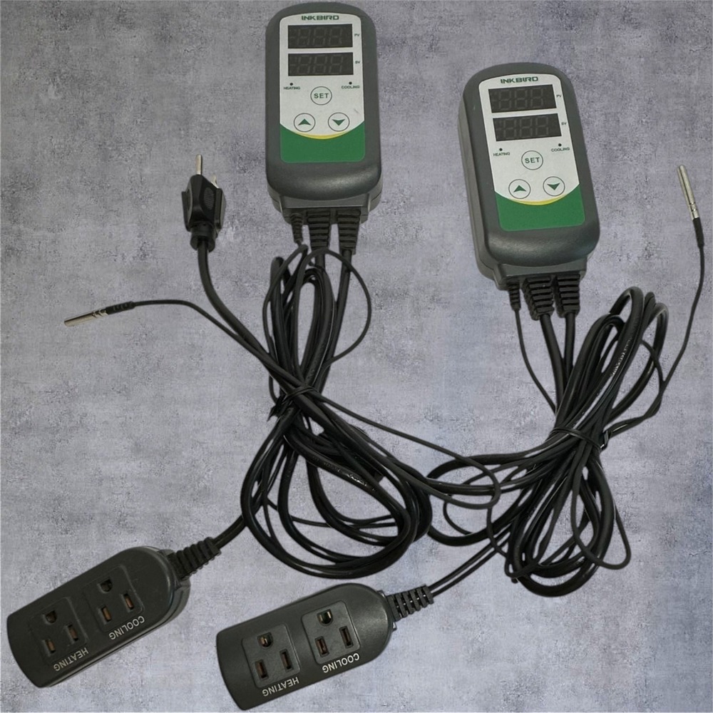 Lot 2 Inkbird ITC-308 Digital Temperature‎ Controllers Heating Cooling